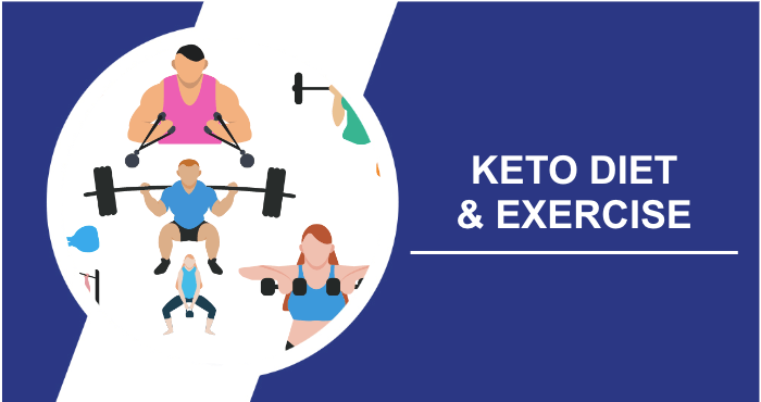 Keto diet exercises title image