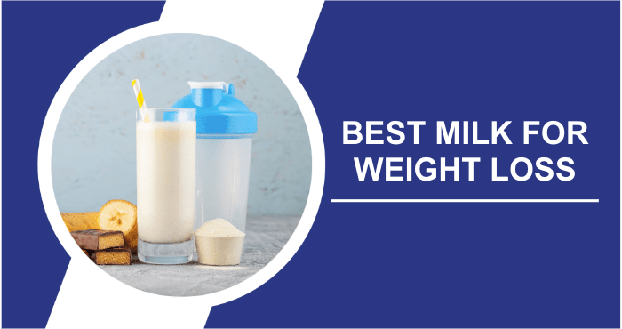 Best milk for weight loss title image