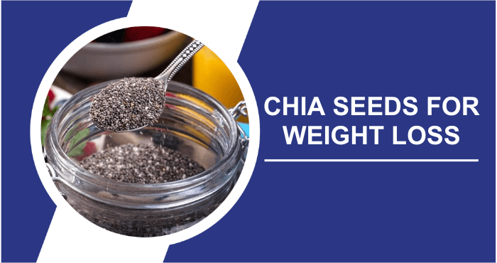 Chia seeds for weight loss title image