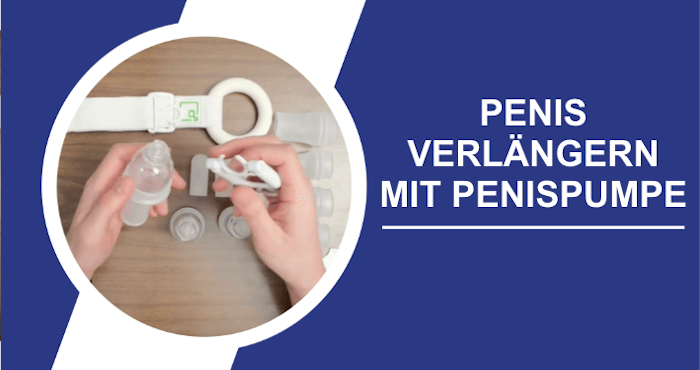 Penis verlängern mittels Penispumpe