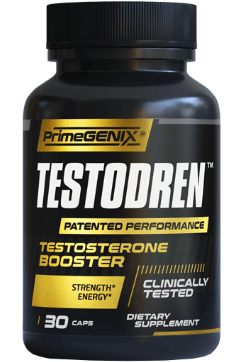 PrimeGENIX Testodren Testosteron Booster Abbild Tabelle