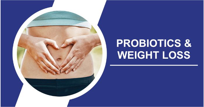 Probiotics for weight loss title image