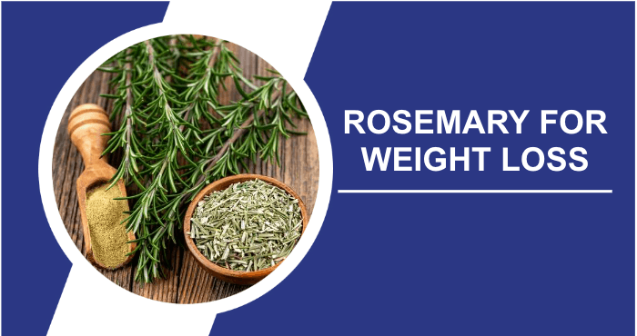 Rosemary for weight loss title image