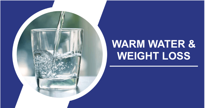 Warm water for weight loss title image